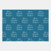 Custom Message New Job Congratulations Gift Inpakpapier Vel (Voorkant 3)