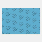 Custom Message New Job Congratulations Gift Inpakpapier Vel (Voorkant 2)