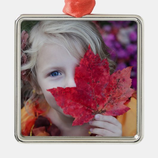 Custom Metal Photo Ornament (Voorkant)