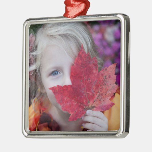 Custom Metal Photo Ornament (Links)