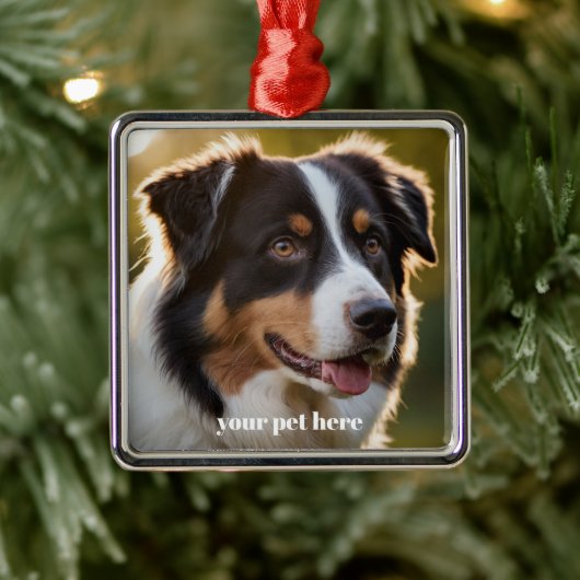 Custom Metalen Ornament (Boom)