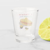 Custom Mexican Fiesta Bachelorette Party  Shot Glas (Achterkant)
