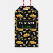 Custom Mexican Fiesta & Día de Muertos  Cadeaulabel (Voorkant)