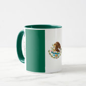 Custom Mexican Pride Heritage Personalized Mug Mok (Voorkant links)