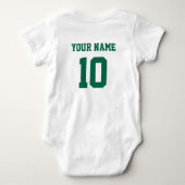 Custom Mexico Outfit with Name & Number Romper (Achterkant)