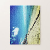 Custom Miami Beach Florida Calm and Relax Volwasse Legpuzzel (Verticaal)