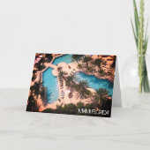 Custom Miami Beach Florida - Pool Relax GOEDE VIBE Kaart (Voorkant)