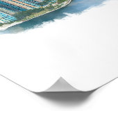 Custom Miami Wall Art, Florida Poster (Hoek)