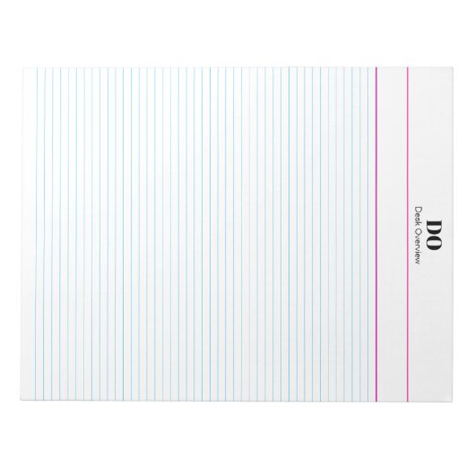 Custom Micro Extra Narrow Gereguleerd Papier Notit Notitieblok (Voorkant)