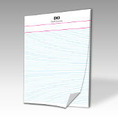 Custom Micro Extra Narrow Gereguleerd Papier Notit Notitieblok