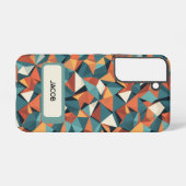 Custom Mid-Century Geometric Phone Case - Samsung Samsung Galaxy Hoesje (Achterkant horizontaal)
