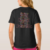 Custom Mijn Digitale Paraplu Kinder T-shirt (Achterkant)
