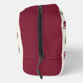 Custom Minimal Indian Floral Block Print Style Toilettasje (Rechts)