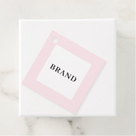 Custom Minimalist Bedrijfsnaam Korting Bedankjes Labels