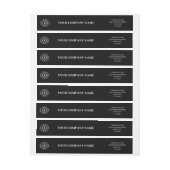 Custom Minimalist Black Business Logo-merk (Vel)