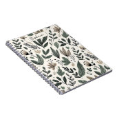 Custom Minimalist Botanical Journal Design Notitieboek (Rechterzijde)