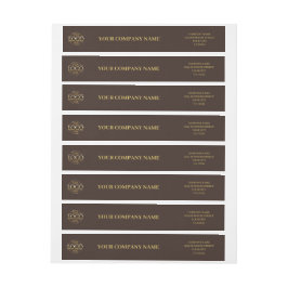 Custom Minimalist Brown Business Logo Branded