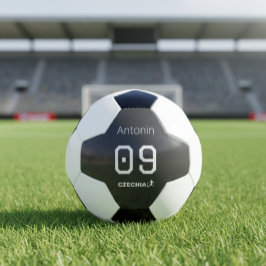 Custom Minimalist Czech National Athlete Voetbal