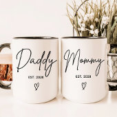 Custom Minimalist Dad Mug for New Dads & Parents Mok