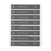 Custom Minimalist Grey Business Logo Branded (Vel)