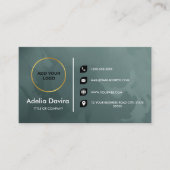 Custom Minimalist Logo for Business Logo Design Visitekaartje (Voorkant)