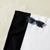 Custom Minimalist Maid of Honor Beach Towel Strandlaken (In situ)