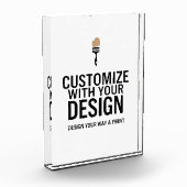 Custom Minimalist Personalized Company Branded Fotoblokken (Links)