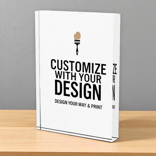 Custom Minimalist Personalized Company Branded Fotoblokken