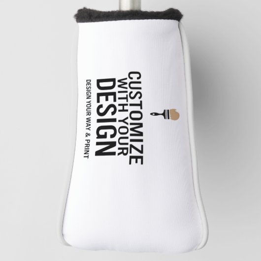 Custom Minimalist Personalized Company Branded  Golfheadcover (Draai 90)