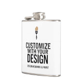 Custom Minimalist Personalized Company Branded Heupfles (Links)
