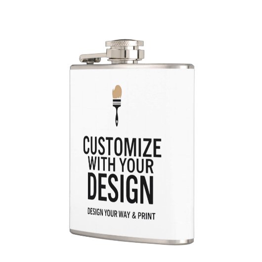 Custom Minimalist Personalized Company Branded Heupfles (Links)