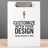 Custom Minimalist Personalized Company Branded  Klembord