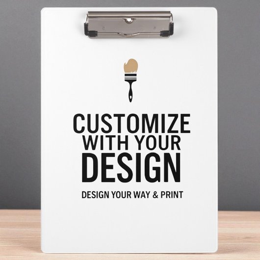 Custom Minimalist Personalized Company Branded  Klembord