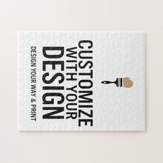 Custom Minimalist Personalized Company Branded  Legpuzzel (Horizontaal)