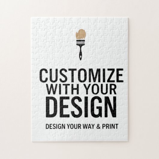 Custom Minimalist Personalized Company Branded  Legpuzzel (Verticaal)