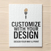 Custom Minimalist Personalized Company Branded  Legpuzzel