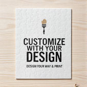 Custom Minimalist Personalized Company Branded  Legpuzzel