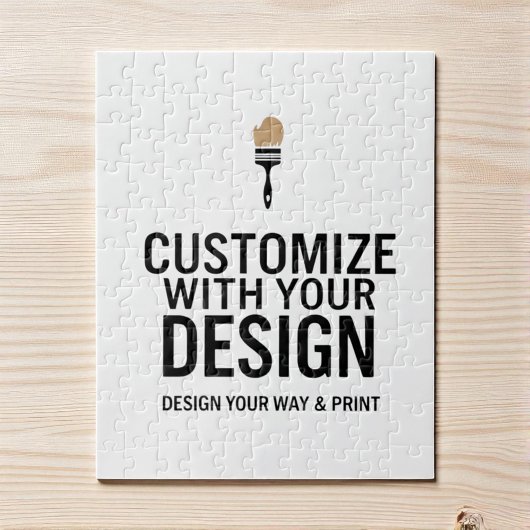 Custom Minimalist Personalized Company Branded Legpuzzel