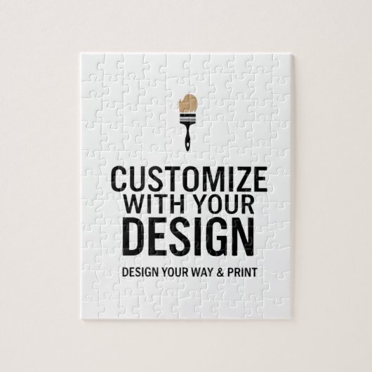 Custom Minimalist Personalized Company Branded Legpuzzel (Verticaal)