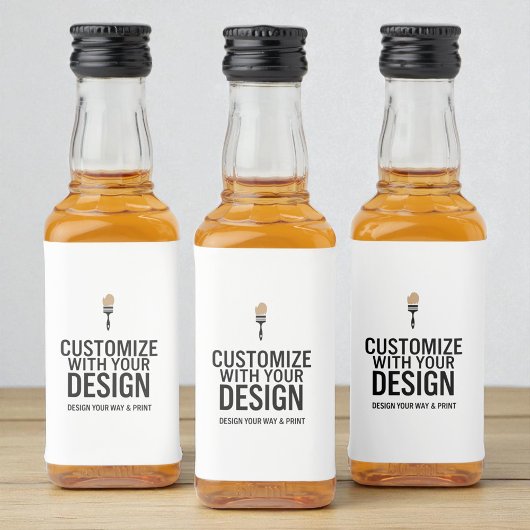 Custom Minimalist Personalized Company Branded Likeurfles Etiket