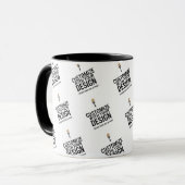 Custom Minimalist Personalized Company Branded Mok (Voorkant links)