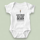 Custom Minimalist Personalized Company Branded  Romper