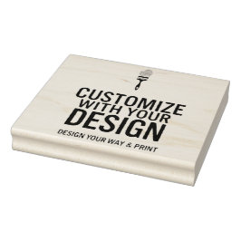 Custom Minimalist Personalized Company Branded  Rubberstempel