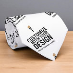 Custom Minimalist Personalized Company Branded  Stropdas<br><div class="desc">Add a refined finishing touch to your professional look with this Custom Minimalist Personalized Company Branded Neck Tie, designed to showcase your logo or company name in a subtle, modern style. Ideal for trade shows, executive wear, client meetings, or branded uniforms, this tie offers understated sophistication and brand consistency. Made...</div>