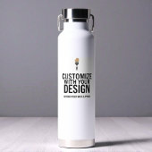 Custom Minimalist Personalized Company Branded  Waterfles