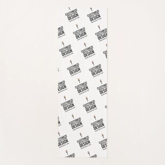 Custom Minimalist Personalized Company Branded Yogamat (Voorkant)