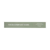 Custom Minimalist Trendy Sage Green Business (Individueel)