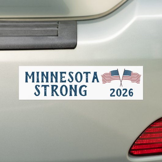 Custom Minnesota Resistance Bumpersticker (Op auto)