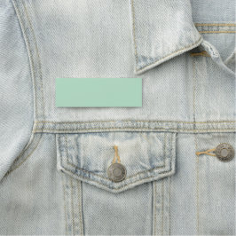 Custom Mint Green Name Tag