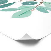 Custom Mint Labrador Retriever Silhouette Poster (Hoek)